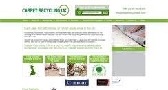 Desktop Screenshot of carpetrecyclinguk.com